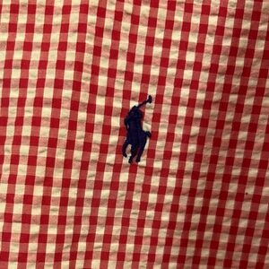 Ralph Lauren Red and White Cotton Shirt